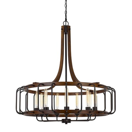 Cal Lighting Kellia 60W X 9 Metal Chandelier (Edison Bulbs Not Included) FX-3708-9